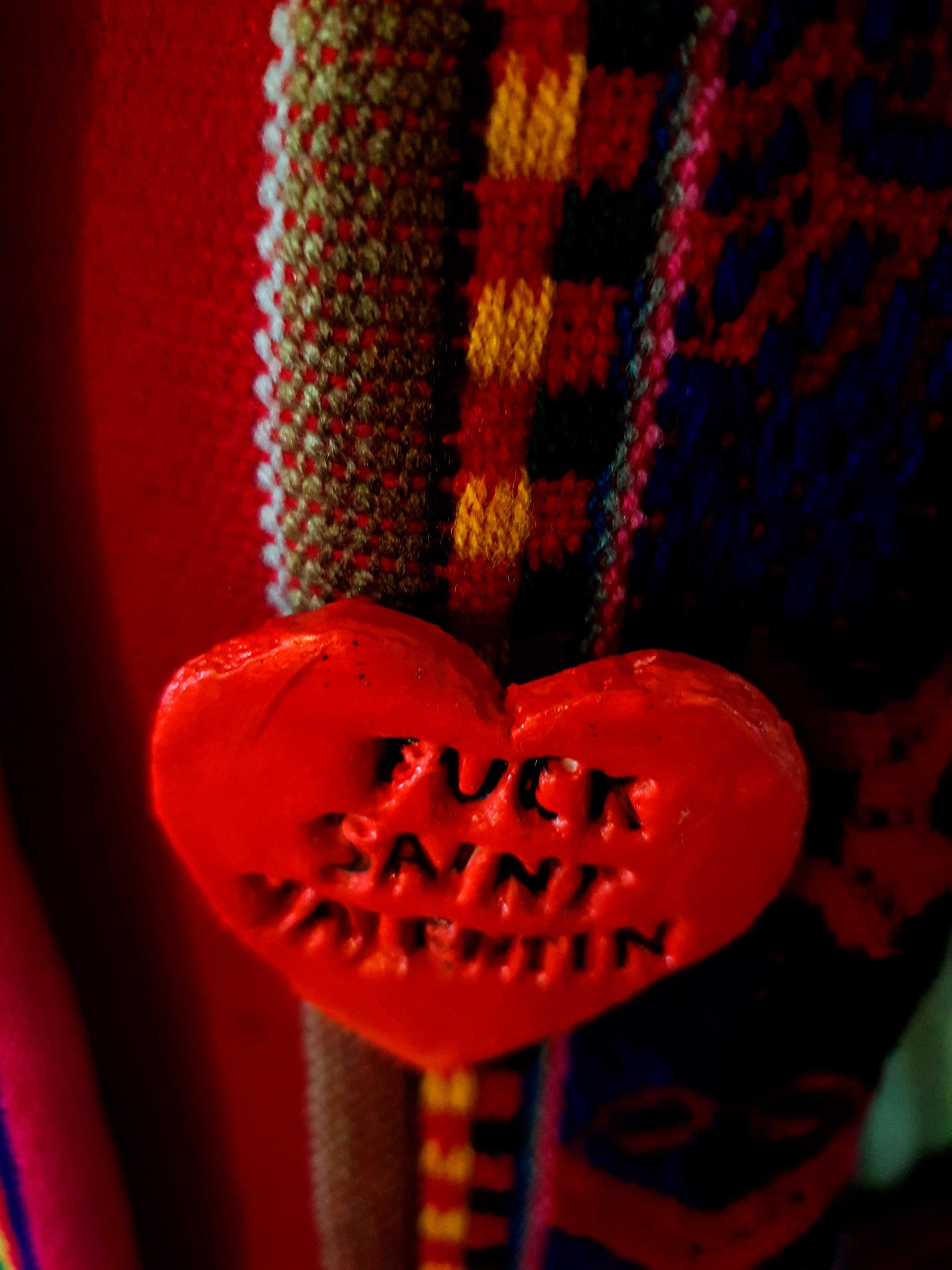 Petit coeur à offrir saint Valentin broche coeur I Cadeau poétique tendance porte bonheur
